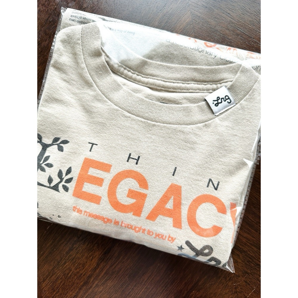 LRG Lifted Research Group T-Shirt Men's M Beige Think Legacy Graphic Streetwear - Picture 10 of 11
